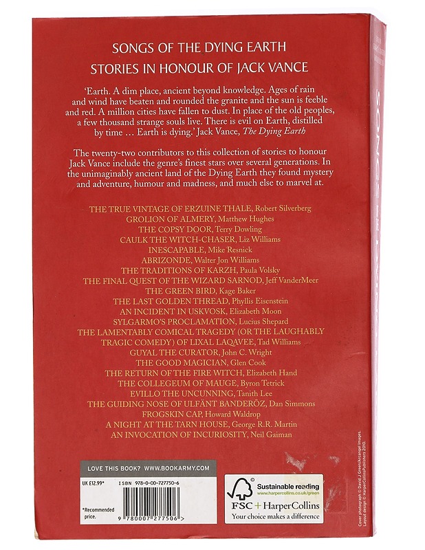 Songs of the dying Earth : stories in honour of Jack Vance - Martin, George R. R. - Fantasia- ja scifi - 10105407611 - 1