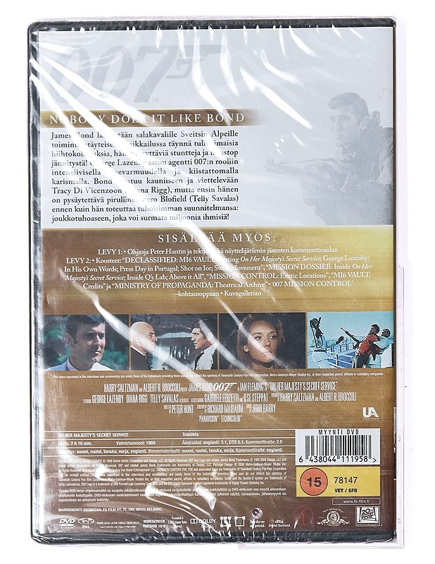 Hänen Majesteettinsa Salaisessa Palveluksessa - DVD - DVD-elokuvat - 10105407618 - 1