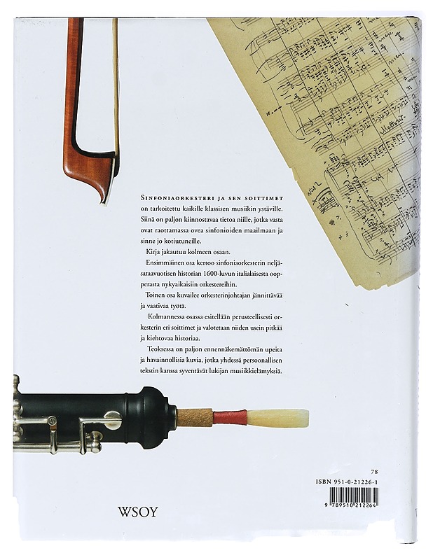 Sinfoniaorkesteri ja sen soittimet - Kruckenberg, Sven - Tietokirjat ja oppaat - 10105407655 - 1