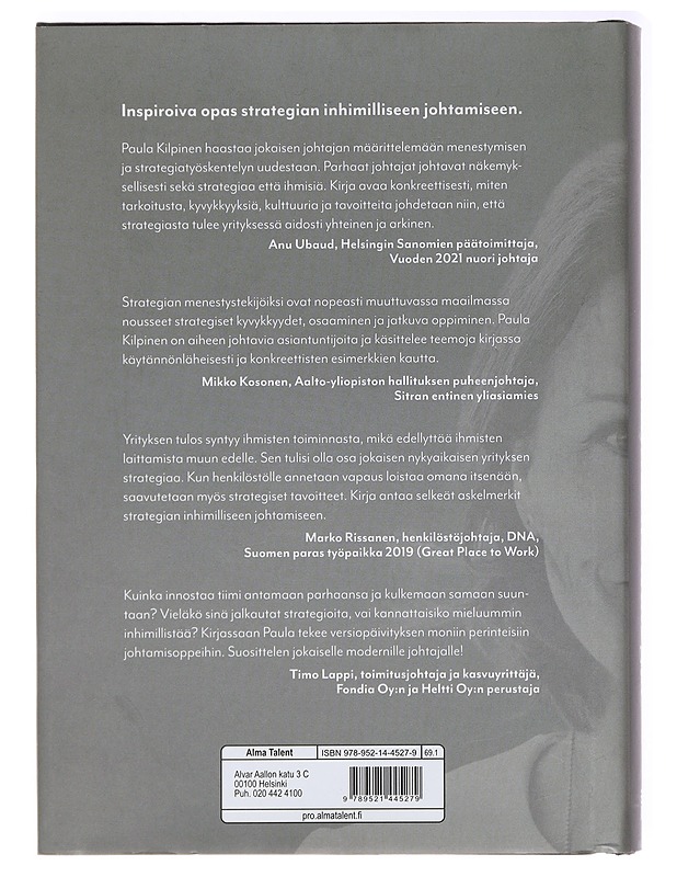Inhimillinen strategia - Paula Kilpinen - Tietokirjat ja oppaat - 10105407696 - 1