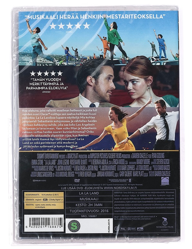 La la land - DVD - DVD-elokuvat - 10105407702 - 1