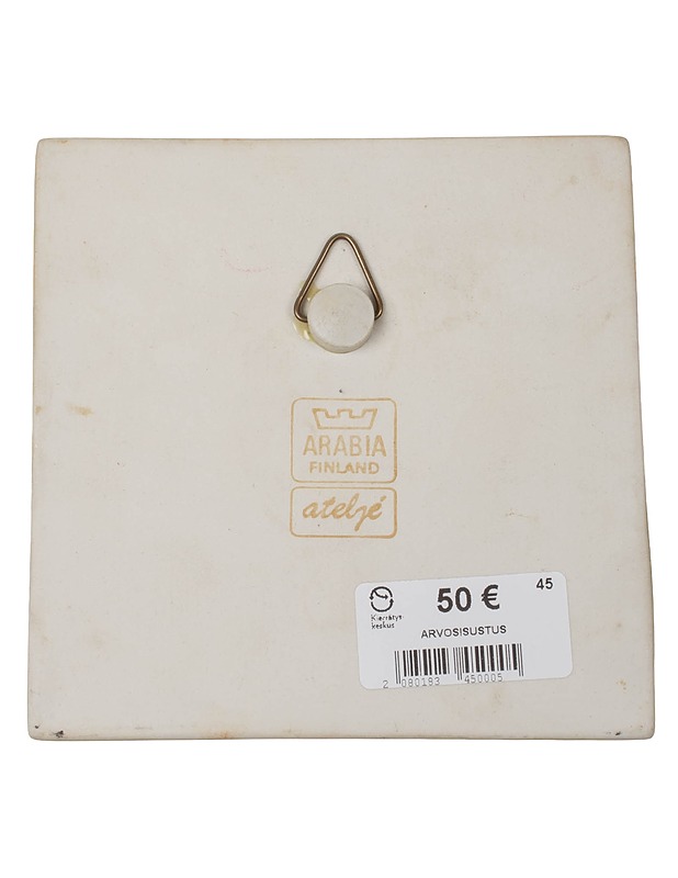 ARABIA Jänis pensaassa seinälaatta - Designsuosikit - 10105407706 - 1