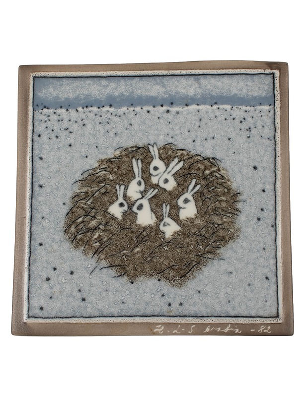 ARABIA Jänistenpesä seinälaatta - Designsuosikit - 10105407715 - 0