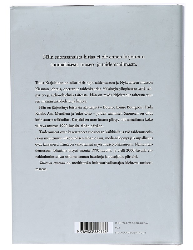 Taiteesta suoraan - Tuula Karjalainen - Elämäkerrat ja muistelmat - 10105407714 - 1