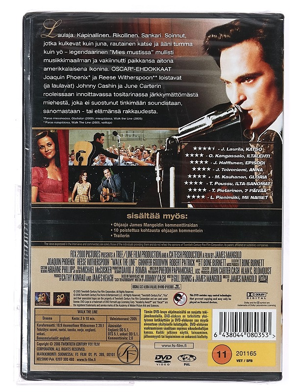 Walk the line - DVD - DVD-elokuvat - 10105407732 - 1