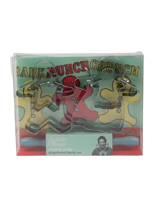 JAMIE OLIVER piparkakkumuotit ja kaulin, 5 osaa - Joulutuotteet - 10105407771 - 1