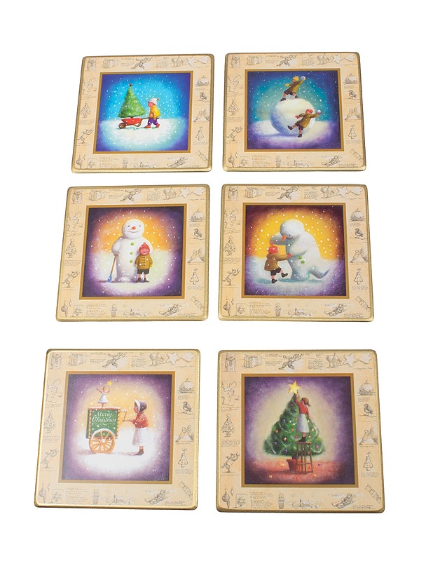 CLOVERLEAF Christmas Fun lasinalusetti, 6 osaa - Joulutuotteet - 10105407776 - 1