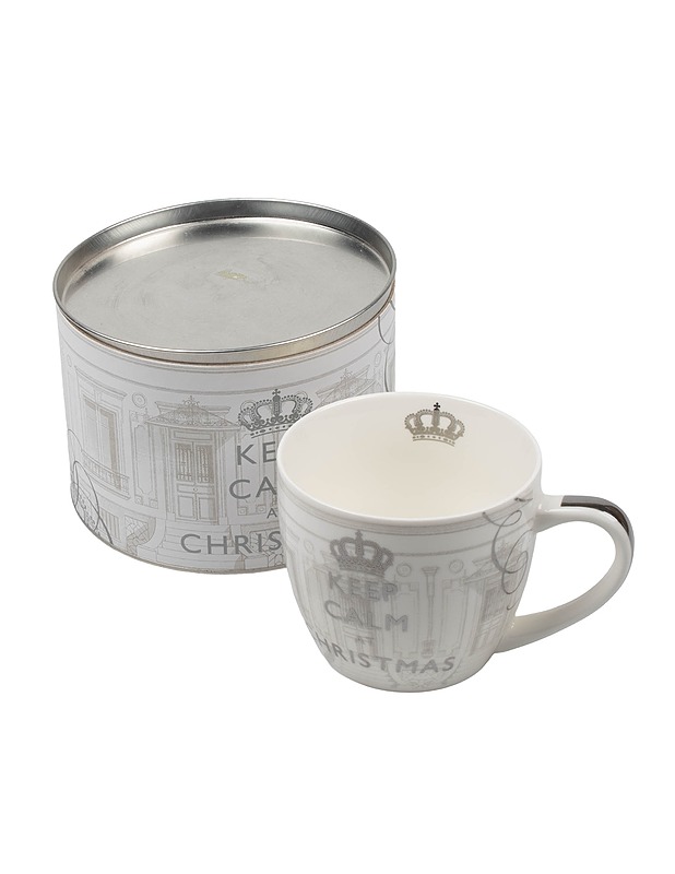 DESIGNER COLLECTION Keep Calm At Christmas muki lahjapakkauksessa - Joulutuotteet - 10105407782 - 0