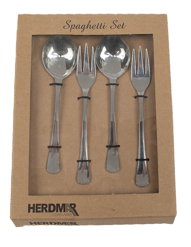 HERDMAR Spaghetti Set ruokailuvälinesetti, 4 osaa - Aterimet - 10105407790 - 0
