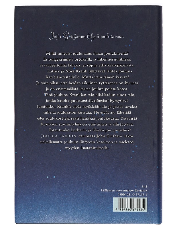 Joulua pakoon - Grisham, John - Joulukirjat - 10105407808 - 1