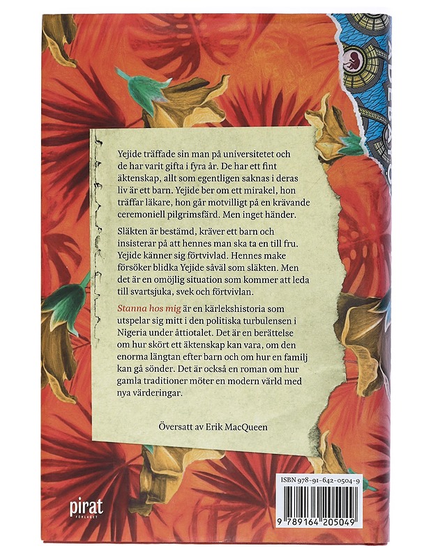 Stanna hos mig - Adebayo, Ayobami - Romaanit ja novellit - 10105407811 - 1