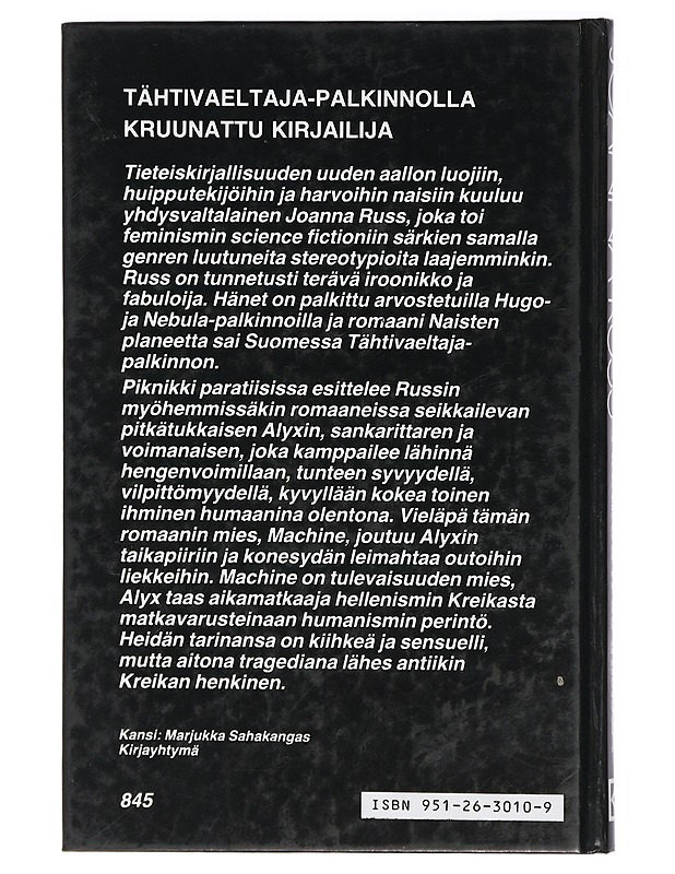 Piknikki paratiisissa - Russ, Joanna - Fantasia- ja scifi - 10105407848 - 1