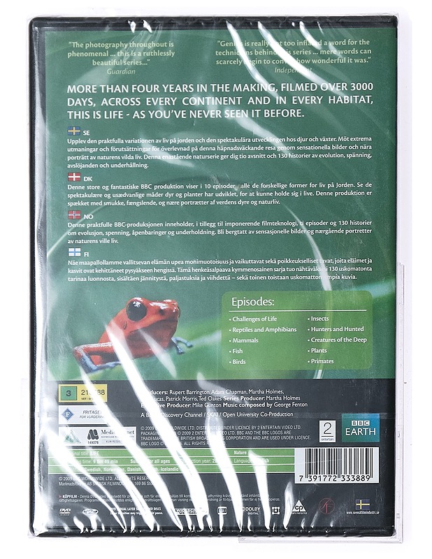 BBC EARTH Life - DVD - DVD-elokuvat - 10105407881 - 1