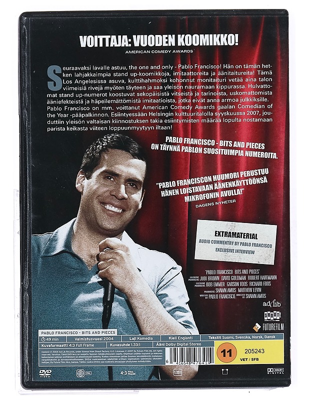 Pablo Francisco - DVD - DVD-elokuvat - 10105407888 - 1