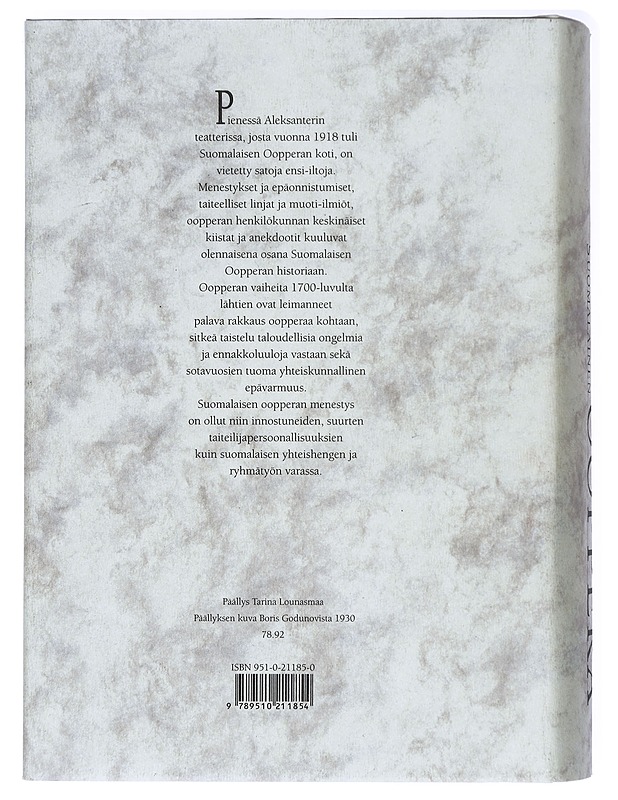 Suomalainen ooppera - Hannu-Ilari Lampila - Historiakirjat - 10105407913 - 1