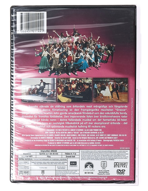 Grease är Ordet - DVD - DVD-elokuvat - 10105407916 - 1