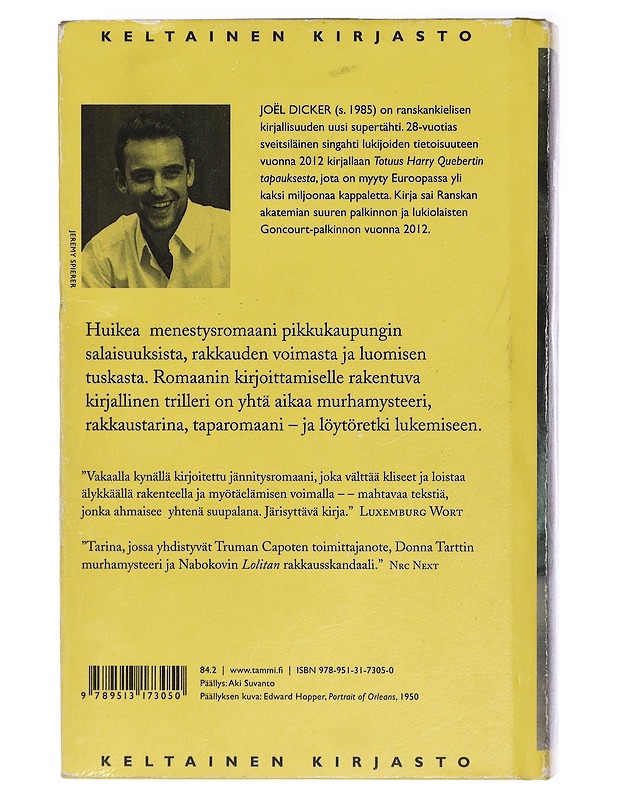 Totuus Harry Quebertin tapauksesta - Dicker, Joël - Romaanit ja novellit - 10105407972 - 1