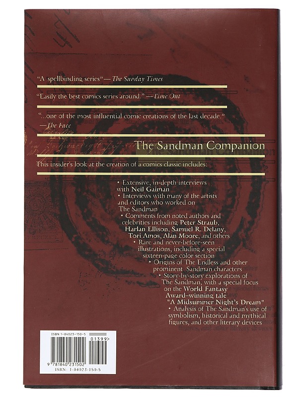 The Sandman companion - Hy Bender - Tietokirjat ja oppaat - 10105407977 - 1