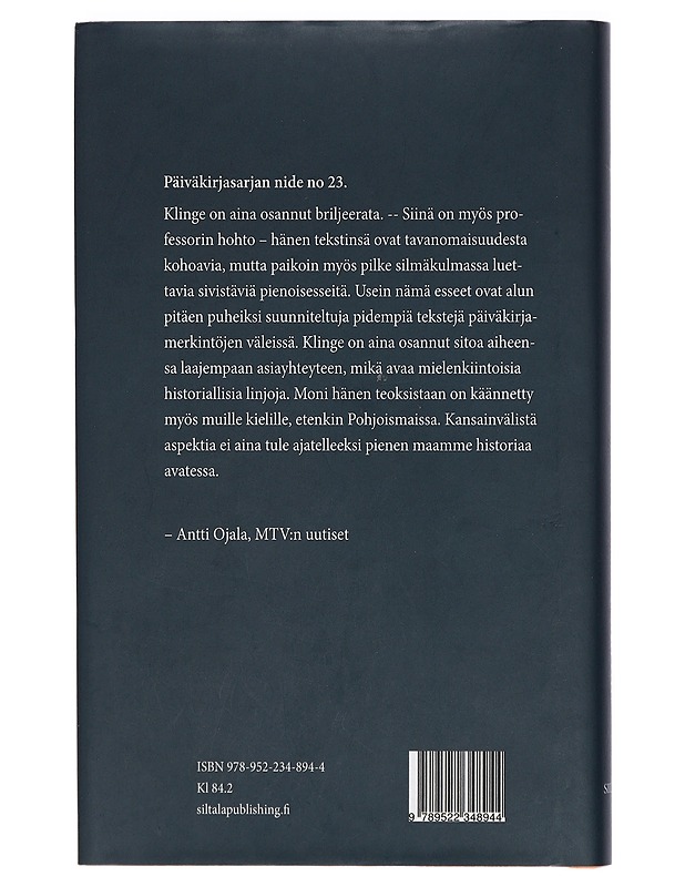 Terätön veitsi ilman kahvaa : päiväkirjastani 2020-2021 - Matti Klinge - Elämäkerrat ja muistelmat - 10105408007 - 1