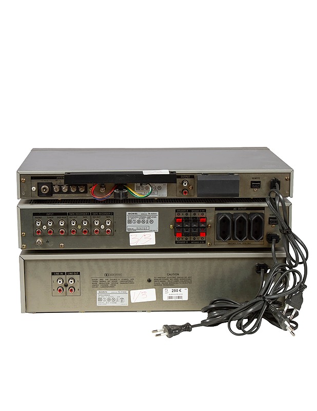 SONY ST-J44, TA-AX44, TC-FX66 stereolaitteisto - Viihde-elektroniikka - 10105408036 - 1
