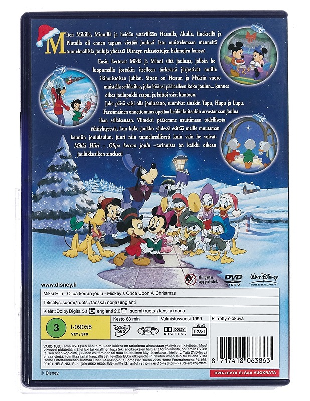 Mikki Hiiri: Olipa Kerran Joulu - DVD - Joulutuotteet - 10105408057 - 1