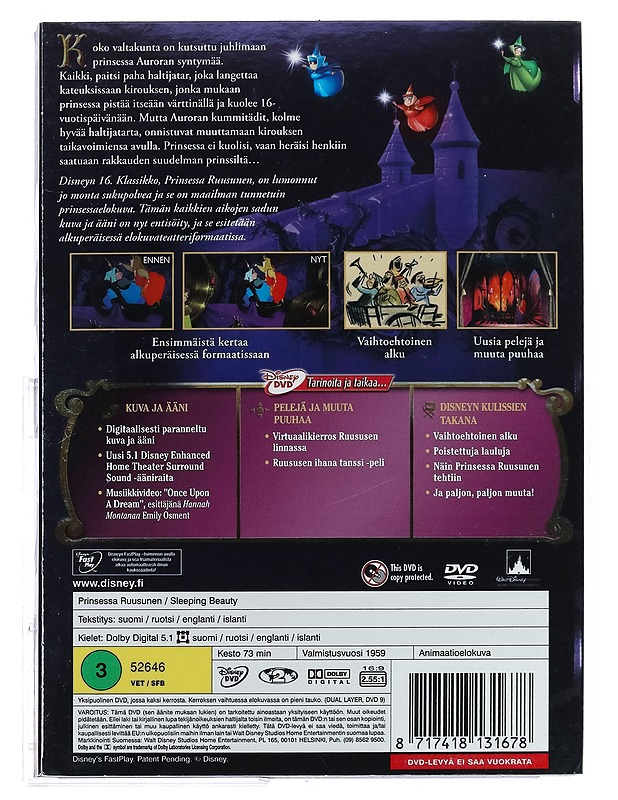 Prinsessa Ruusunen - DVD-elokuvat - 10105408076 - 1