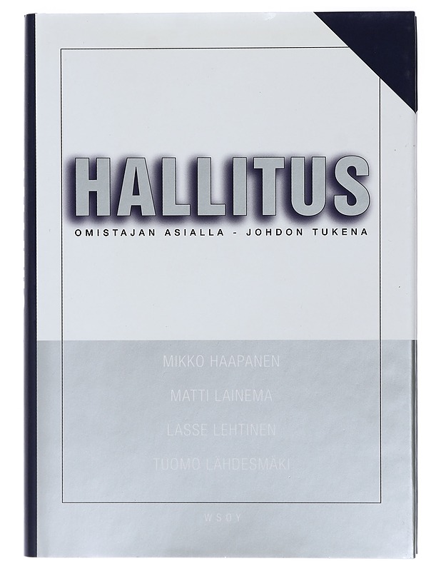 Hallitus : omistajan asialla, johdon tukena - Lainema, Matti - Tietokirjat ja oppaat - 10105408111 - 0