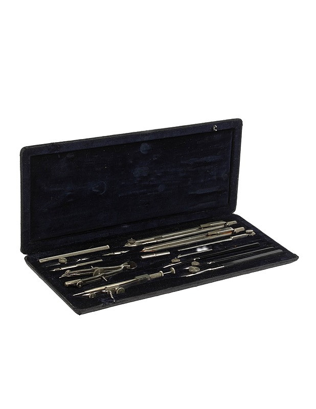 TH. WULFF Präcision piirustusvälinesarja, II laatu - Koriste-esineet - 10105408134 - 0