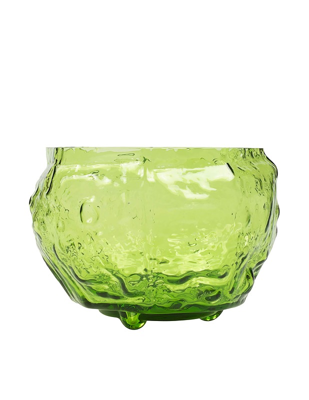 Vihreä boolimalja ja 6 lasia - Tarjoiluastiat - 10105408151 - 1