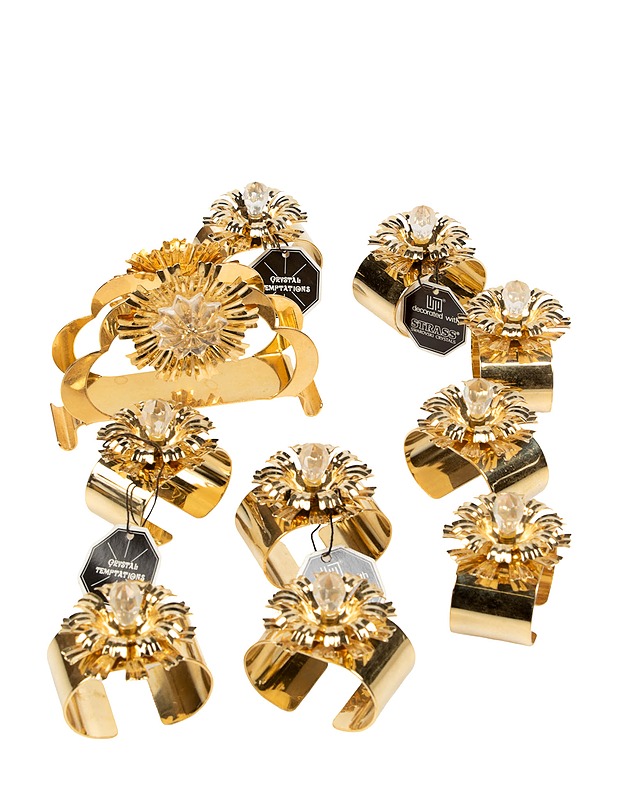 CRYSTAL TEMPTATIONS servettirenkaat ja -teline - Muut astiat - 10105408160 - 0