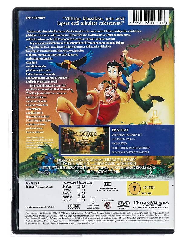 Tie El Doradoon - DVD - DVD-elokuvat - 10105408177 - 1