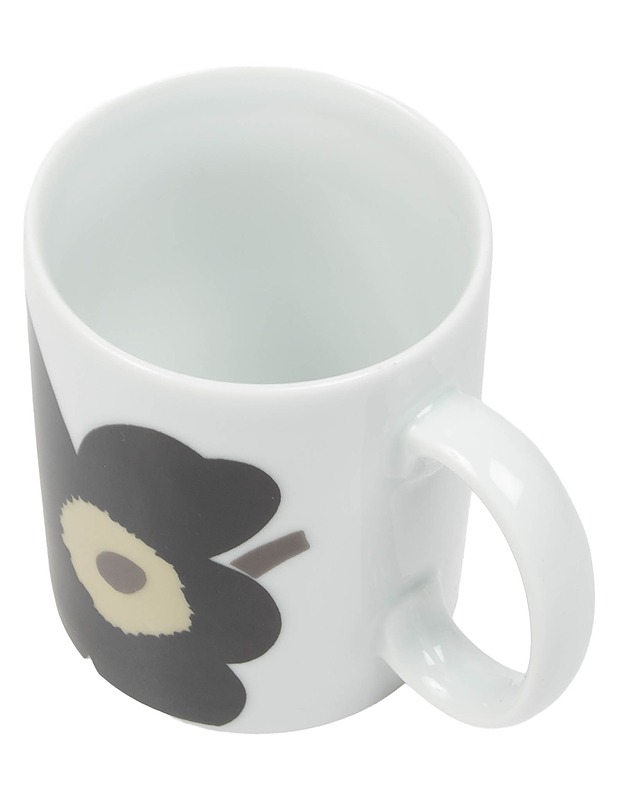 MARIMEKKO Unikko muki, musta - Mukit ja kahvikupit - 10105408197 - 0