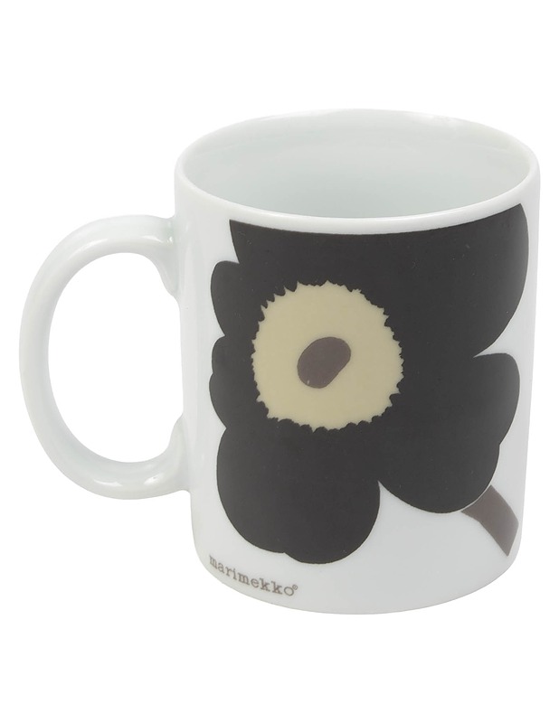MARIMEKKO Unikko muki, musta - Mukit ja kahvikupit - 10105408197 - 2