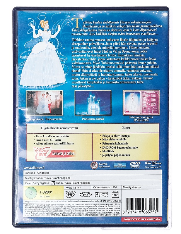 Tuhkimo - DVD - DVD-elokuvat - 10105408211 - 1