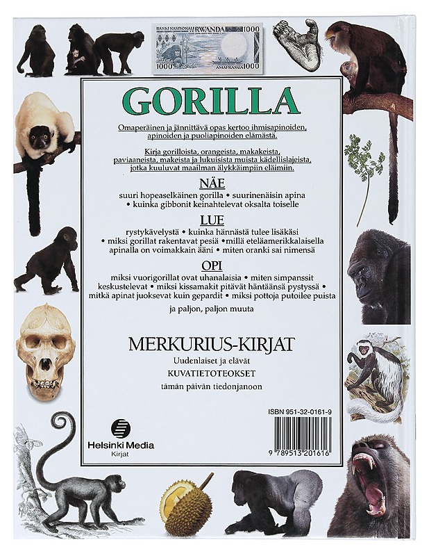 GORILLA - REDMOND, IAN - Tietokirjat ja oppaat - 10105408228 - 1