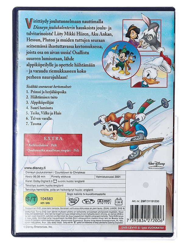 Disneyn Joulukalenteri - DVD - Joulutuotteet - 10105408259 - 1
