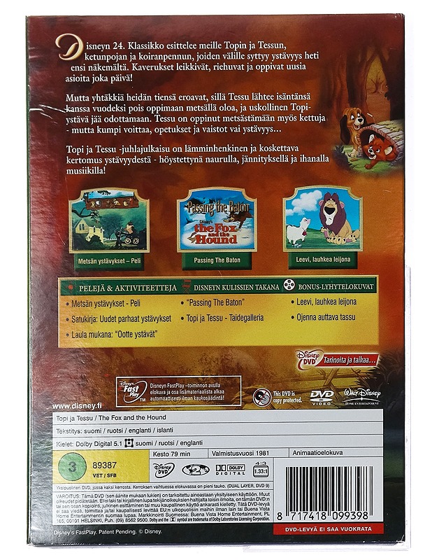 Topi ja Tessu - DVD - DVD-elokuvat - 10105408264 - 1