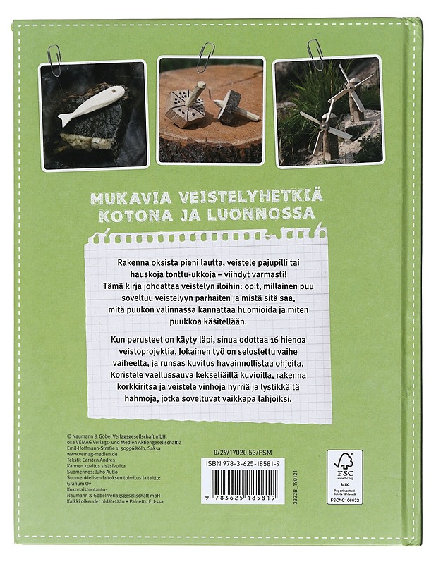 Hauskoja puutöitä - Andres, Carsten - Käsityökirjat - 10105408279 - 1