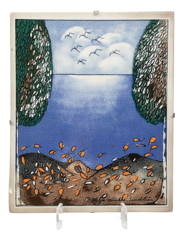 ARABIA Syksy seinälaatta, II laatu - Seinälautaset - 10105408281 - 0