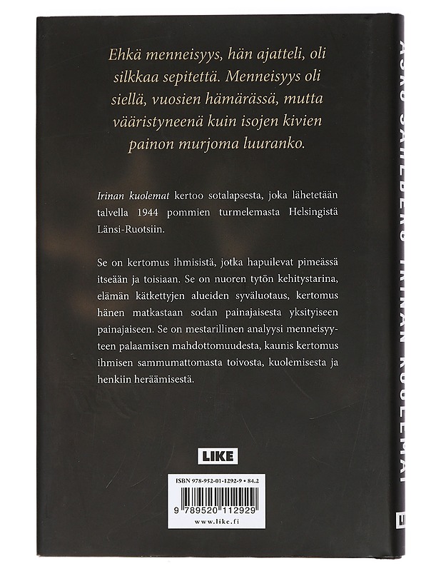 Irinan kuolemat - Asko Sahlberg - Romaanit ja novellit - 10105408300 - 1