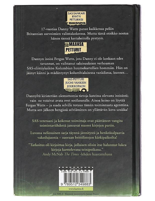 Sotilaan oppipoika - McNab, Andy - Jännitys ja dekkarit - 10105408305 - 1