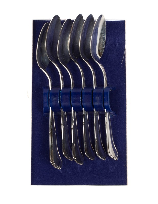 KULTAKESKUS Chippendale kahvilusikat, 6 kpl - Aterimet - 10105408316 - 1