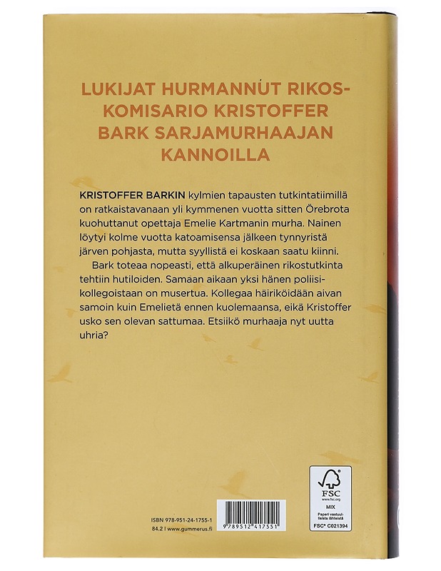 Varjo kannoillasi - Jansson, Anna - Jännitys ja dekkarit - 10105408333 - 1