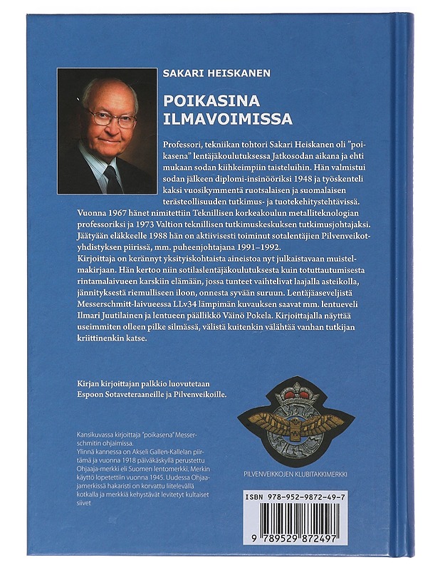 Poikasina ilmavoimissa - Heiskanen, Sakari  - Historiakirjat - 10105408381 - 1