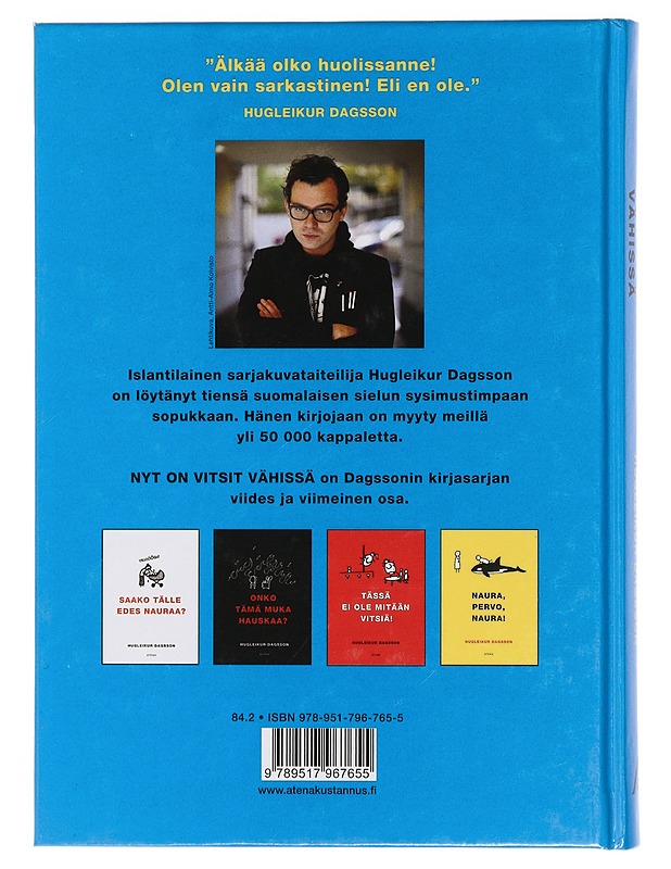 Nyt on vitsit vähissä - Hugleikur Dagsson - Romaanit ja novellit - 10105408384 - 1