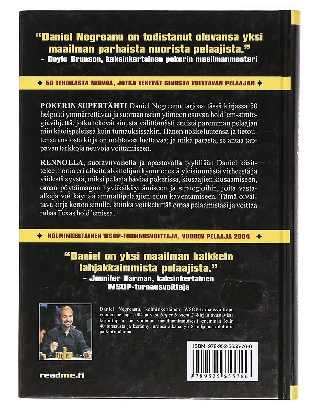 Hold'em pokeri : voittamisen taito - Negreanu, Daniel - Tietokirjat ja oppaat - 10105408389 - 1