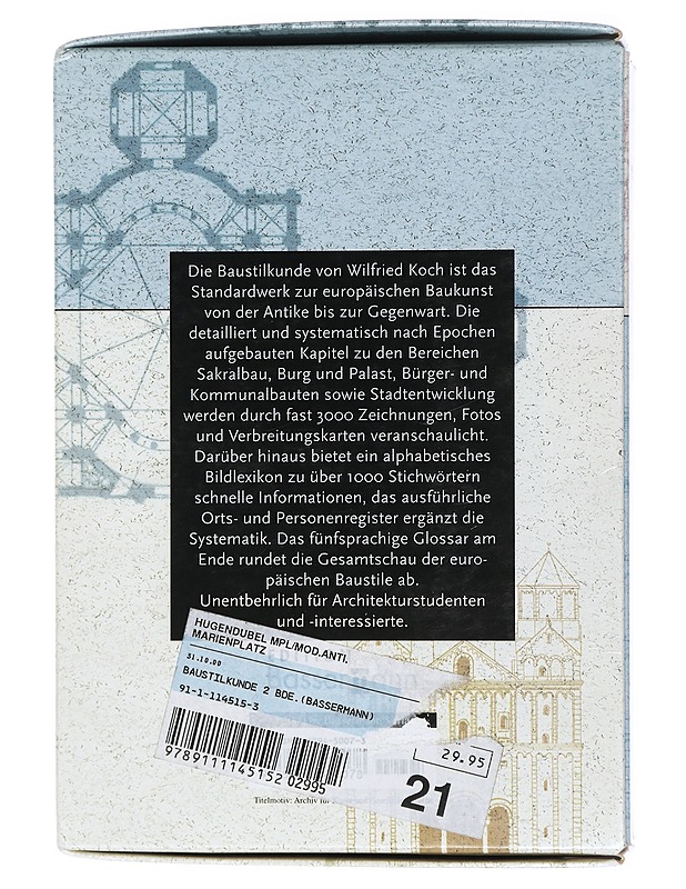Baustil Kunde 1 & 2 -Wilfried Koch - Tietokirjat ja oppaat - 10105408411 - 3