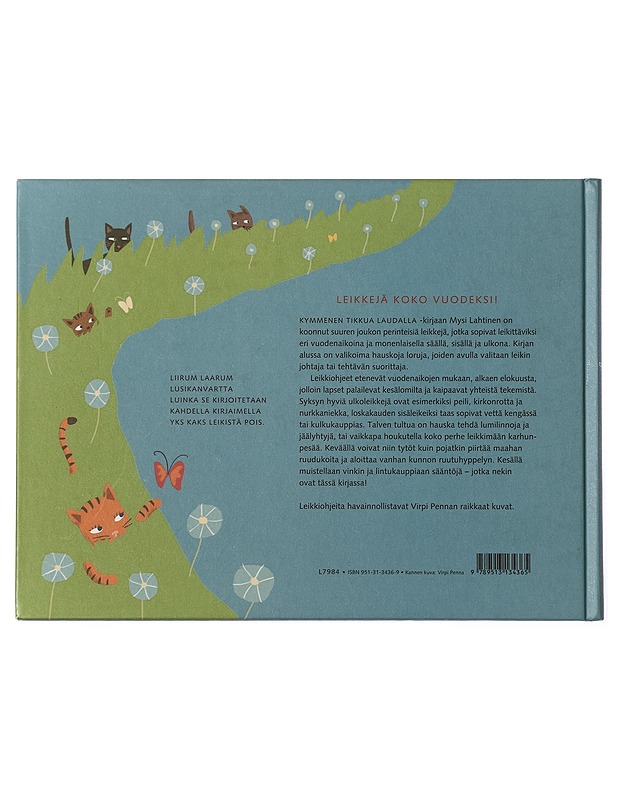 Kymmenen tikkua laudalla : leikkejä koko vuodeksi - Lahtinen, Mysi - Lastenkirjat - 10105408421 - 1