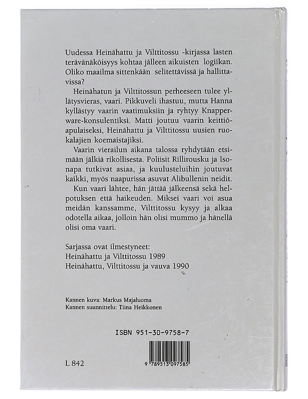 Heinähattu, Vilttitossu ja vaari - Nopola, Sinikka - Lastenkirjat - 10105408424 - 1