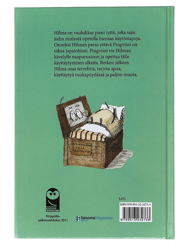 Hilma ja pingviini - Parvela, Timo - Lastenkirjat - 10105408443 - 1